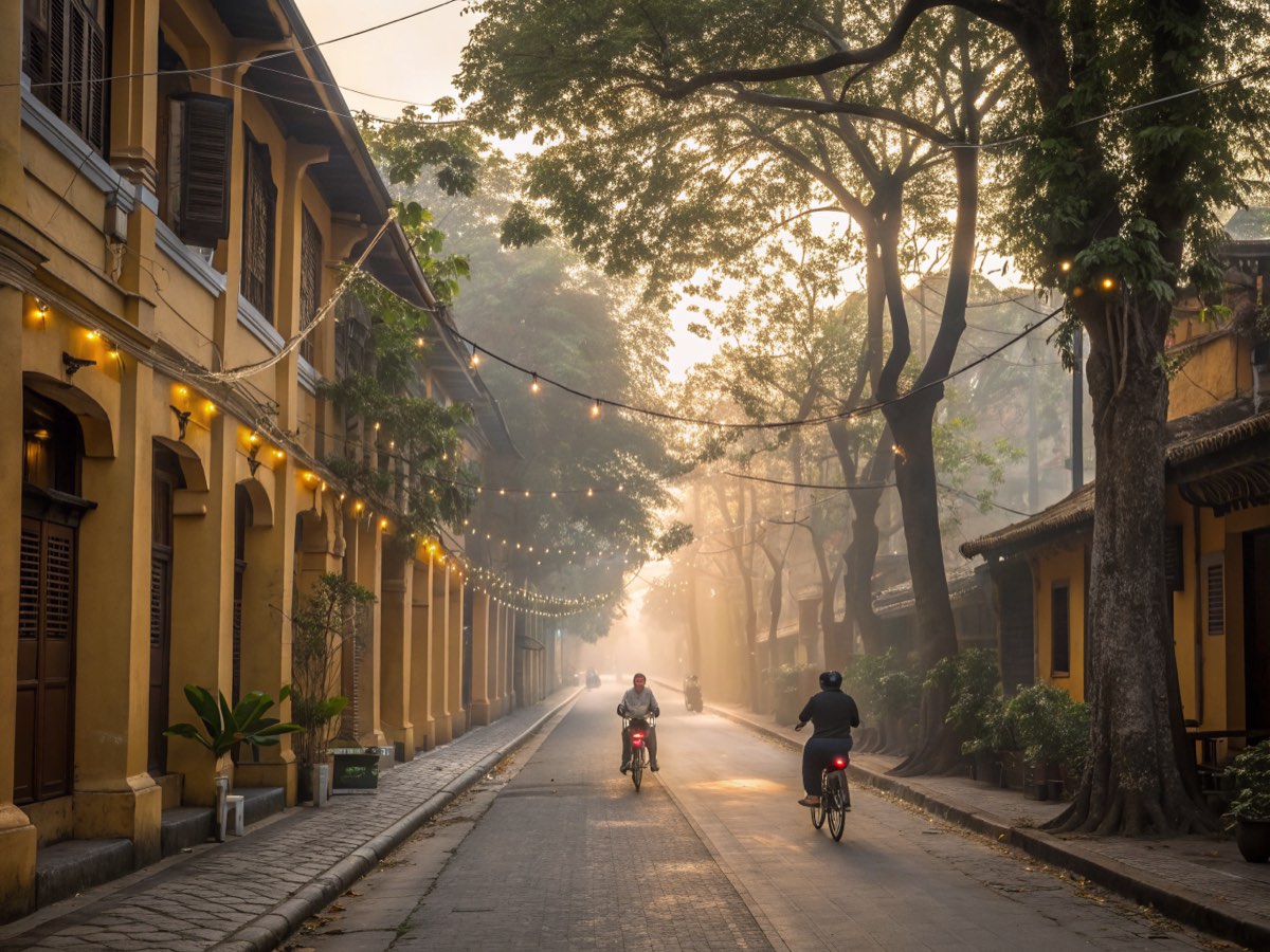 The Old Quarter in Hanoi